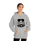 Talk to Me Pop Pop Unisex Heavy Blend Hooded Sweatshirt! Grandparent Vibes! Fathers Day!