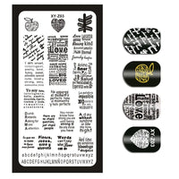 Chic Newspaper & Animal Print Nail Art Stamping Plates