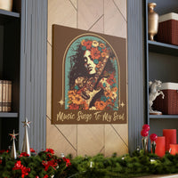 Vintage 70's Inspired Music Sings To My Soul Canvas Gallery Wraps!