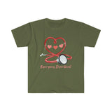 Emergency Department, Graphic Tees, Valentines Day, Tshirt, Freckled Fox Company.