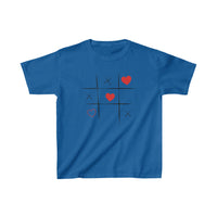 Valentines Day Tic Tac Toe Kids Heavy Cotton Tee! Foxy Kids! Spring Vibes!