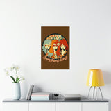 Vintage 70's Sunshine Time Premium Matte Vertical Posters!