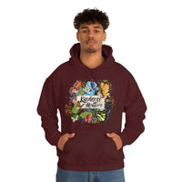 Kindness Matters Vintage Butterflies Unisex Heavy Blend Hooded Sweatshirt! Spring Vibes!