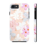 Pink Floral Hibiscus Flowers Tough Phone Cases, Case-Mate! Summer Vibes!