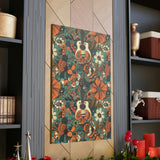 Floral Vintage 70's Inspired Guitar Canvas Gallery Wraps!