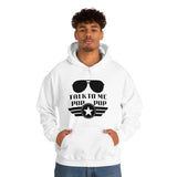 Talk to Me Pop Pop Unisex Heavy Blend Hooded Sweatshirt! Grandparent Vibes! Fathers Day!