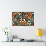 Floral Vintage 70's Inspired Guitar Canvas Gallery Wraps!