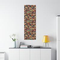 Vintage 70's Inspired Musical Notes Floral Canvas Gallery Wraps!