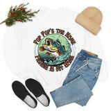 Pop Pop's The Name and Fishing is My Game Fathers Day Unisex Heavy Blend Crewneck Sweatshirt!