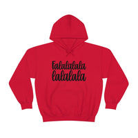 Falalalala lalala Christmas Unisex Heavy Blend Hooded Sweatshirt! Winter Vibes!