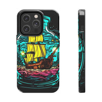 Ship in a Bottle Neon Colors Tough Phone Cases!