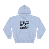 Enjoy The Winter Holiday Snowflake Unisex Heavy Blend Hooded Sweatshirt! Winter Vibes!