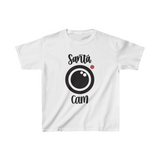 Santa Cam Unisex Kids Heavy Cotton Graphic Tees! Foxy Kids! Winter Vibes!