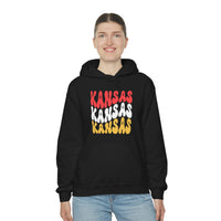 Kansas City Football Ride The Red Wave Unisex Heavy Blend Hooded Sweatshirt! Football Season! Spring Vibes!