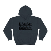 Falalalala lalala Christmas Unisex Heavy Blend Hooded Sweatshirt! Winter Vibes!