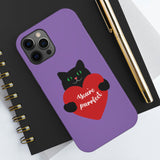 Valentines Day Your Perfect Kitten Purple Tough Phone Cases, Case-Mate! Spring Vibes!