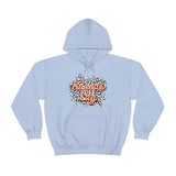 Kansas City Football Grey and Pink Leopard Print Unisex Heavy Blend Hooded Sweatshirt! Football Season!