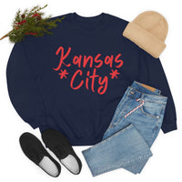 Kansas City Football Unisex Heavy Blend Crewneck Sweatshirt! Football Season!