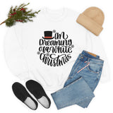 I'm Dreaming Of A White Christmas Unisex Heavy Blend Crewneck Sweatshirt! Winter Vibes!