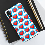 Valentines Day Dainty Heart Tough Phone Cases! Spring Vibes!
