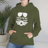 Talk to Me Pop Pop Unisex Heavy Blend Hooded Sweatshirt! Grandparent Vibes! Fathers Day!