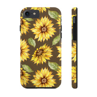 Brown Sunflowers Tough Phone Cases, Case-Mate! Summer Vibes!