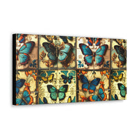 Vintage 70's Inspired Butterfly Quilt Pattern  Gallery Canvas Gallery Wraps!