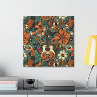 Floral Vintage 70's Inspired Guitar Canvas Gallery Wraps!