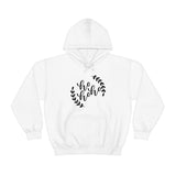 Ho Ho Ho Minimalistic Christmas Unisex Heavy Blend Hooded Sweatshirt! Winter Vibes!