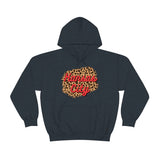 Kansas City Football Leopard Print Unisex Heavy Blend Hooded Sweatshirt! Football Season!