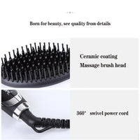 Electric Hot Comb Straightener & Curler for Wet and Dry Hair