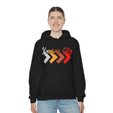 Kansas City Football Arrow Colors Unisex Heavy Blend Hooded Sweatshirt! Football Season!