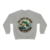 Pop Pop's The Name and Fishing is My Game Fathers Day Unisex Heavy Blend Crewneck Sweatshirt!