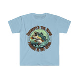 Grandpa's The Name Fishing is My Game Fathers Day Unisex Graphic Tees!