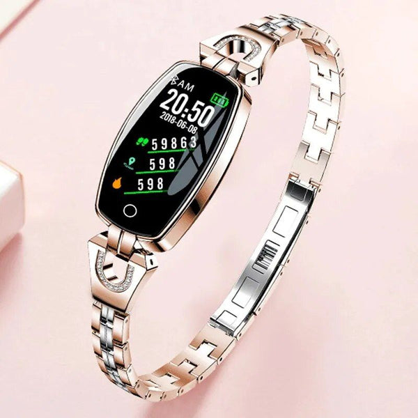 2023 Elegant Diamond Wristband Smartwatch: Fitness & Heart Rate Tracker - IP67 Waterproof