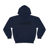 Believe Holiday Unisex Heavy Blend Hooded Sweatshirt! Winter Vibes!
