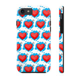 Valentines Day Dainty Heart Tough Phone Cases! Spring Vibes!