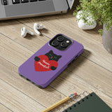 Valentines Day Your Perfect Kitten Purple Tough Phone Cases, Case-Mate! Spring Vibes!