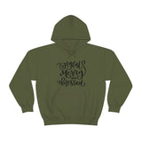 Joyful Merry Blessed Unisex Heavy Blend Hooded Sweatshirt! Winter Vibes!