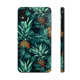 Teal Blue Pineapples Tough Phone Cases, Case-Mate! Summer Vibes!