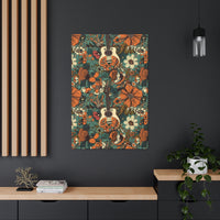 Floral Vintage 70's Inspired Guitar Canvas Gallery Wraps!