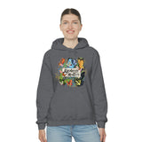 Kindness Matters Vintage Butterflies Unisex Heavy Blend Hooded Sweatshirt! Spring Vibes!