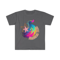 Mermaid Hair Neon Summer Time Unisex Graphic Tees! Summer Vibes!