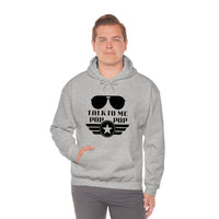 Talk to Me Pop Pop Unisex Heavy Blend Hooded Sweatshirt! Grandparent Vibes! Fathers Day!