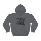 Joyful Merry Blessed Unisex Heavy Blend Hooded Sweatshirt! Winter Vibes!