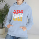 Kansas City Football Ride The Red Wave Unisex Heavy Blend Hooded Sweatshirt! Football Season! Spring Vibes!