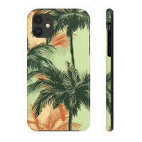 Palm Tree's Green and Orange Tough Phone Cases, Case-Mate! Summer Vibes!