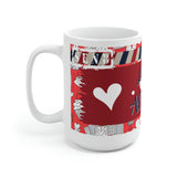 Send Love Always Letter Ceramic Mug 15oz! Love Letters! Coffee Gifts! Spring Vibes!