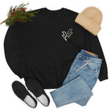 Basics Wear Anywhere Unisex Heavy Blend Crewneck Sweatshirt! Lightening Bolt Edition! Basics!