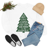 It's What is Around the Tree That Matters Unisex Heavy Blend Crewneck Sweatshirt! Winter Vibes!